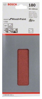 24Набор из 10 шлифлистов 93 x 230 mm, 40 260860531424